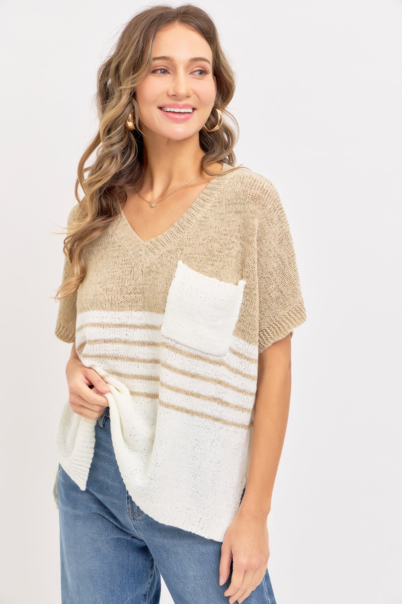 Casual Oversized Knit Top | Mixtshop LLC