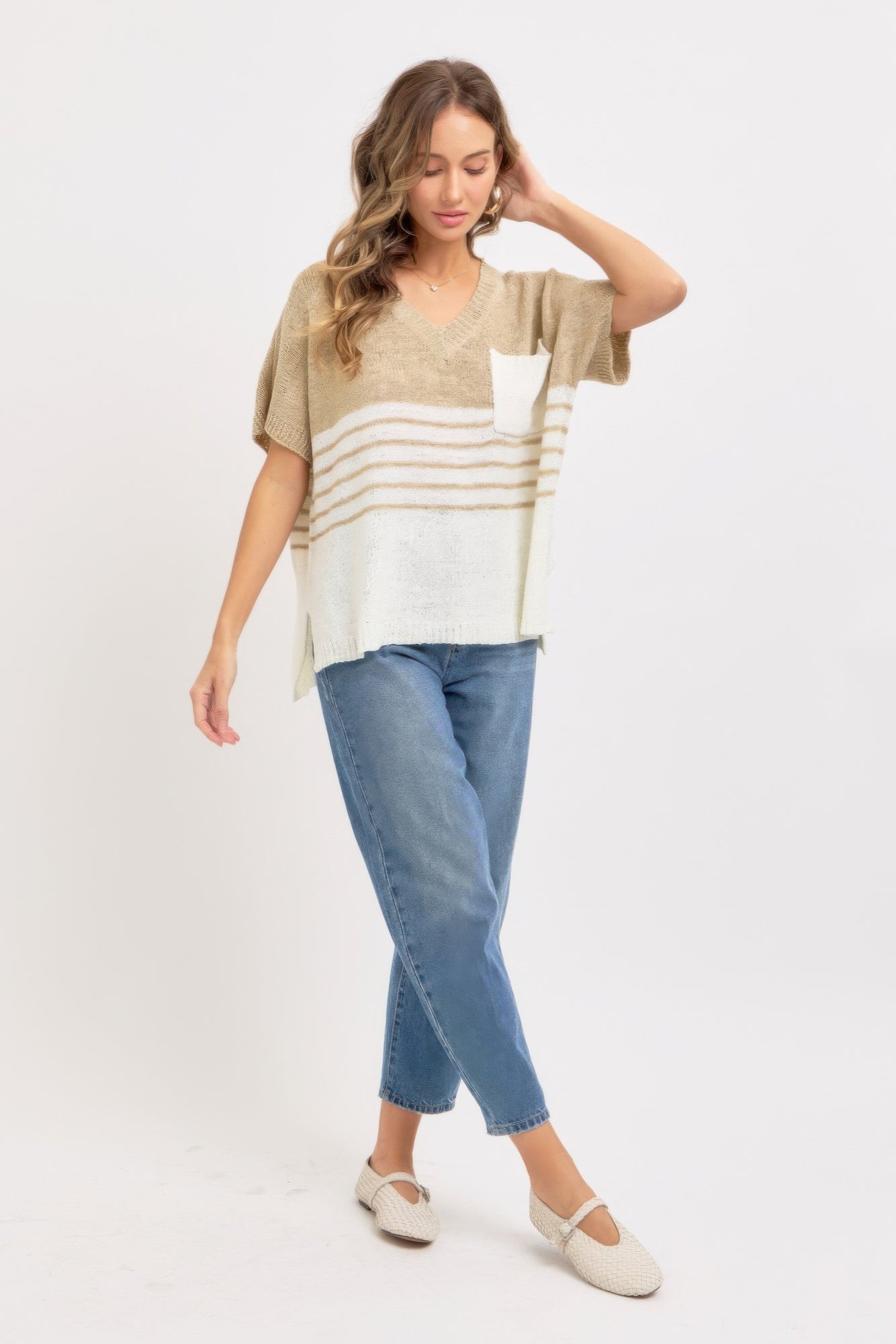 Casual Oversized Knit Top | Mixtshop LLC