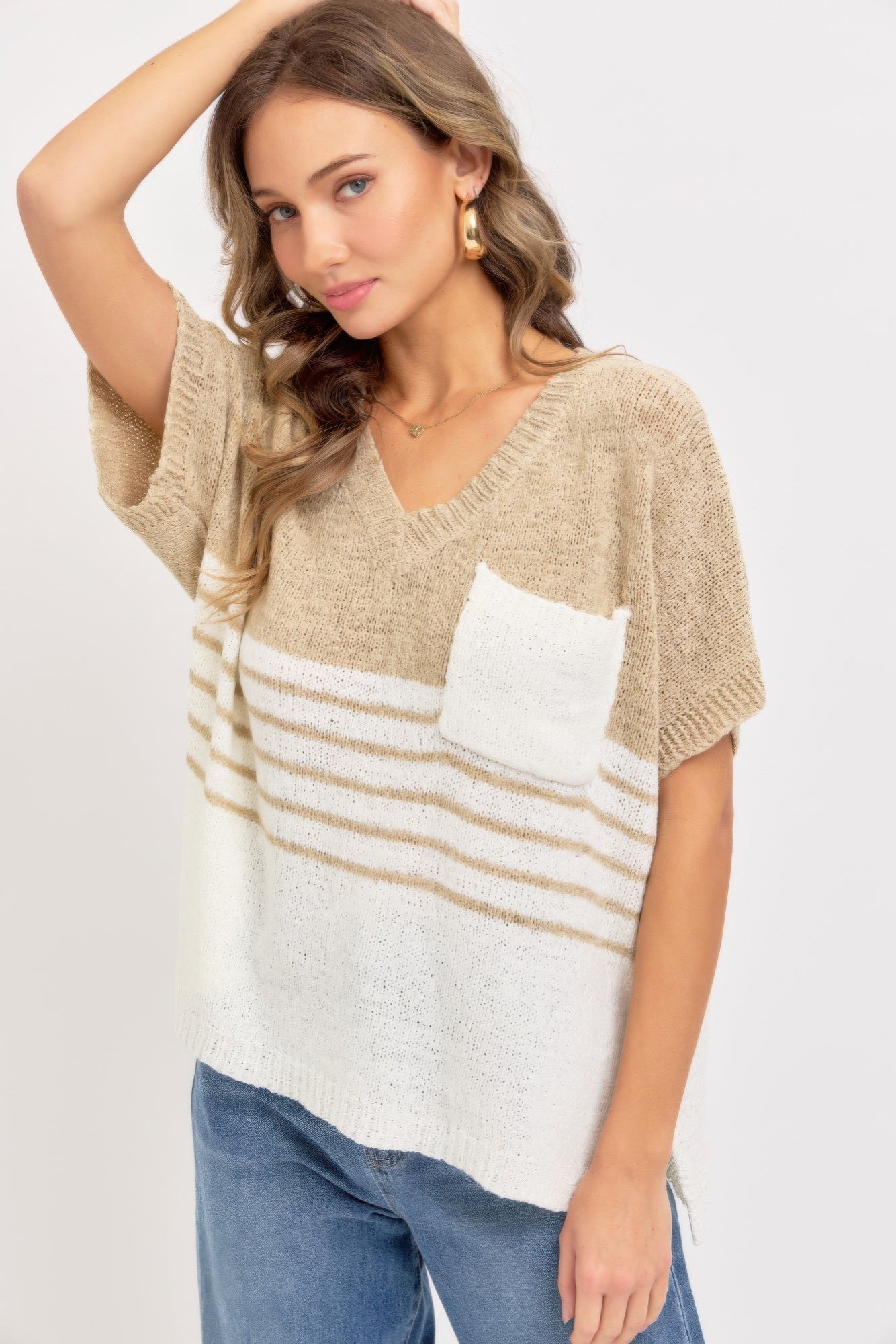 Casual Oversized Knit Top | Mixtshop LLC