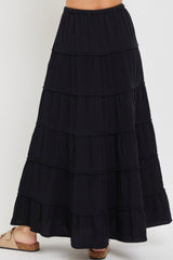 Cotton Gauze Tiered Maxi Skirt | Mixtshop LLC