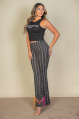 Exclusive Edition Rib Tank Graphic Top | Mixtshop LLC