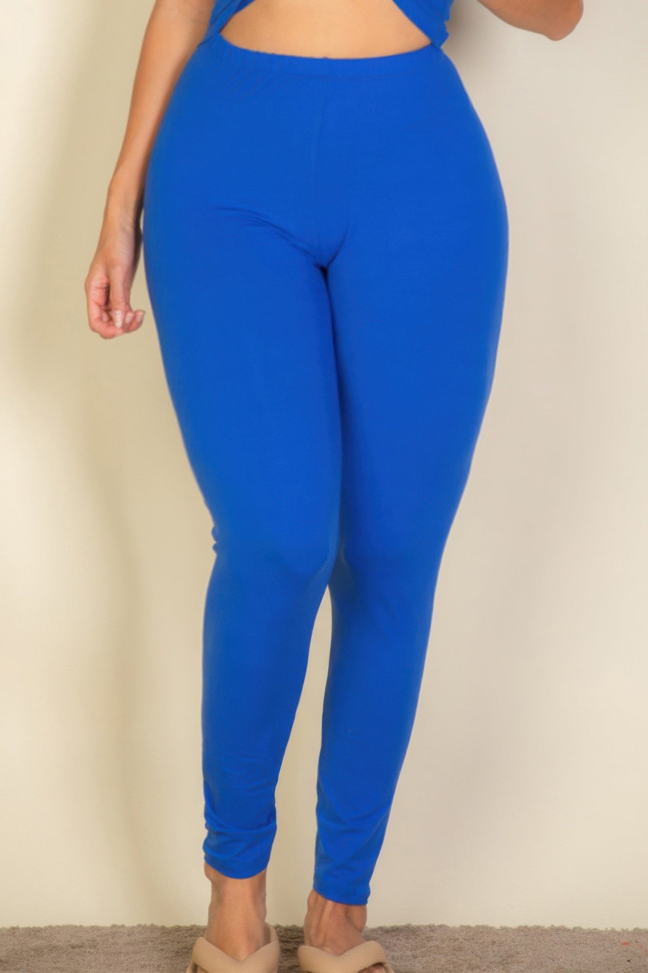 Plus Basic Solid Leggings | Mixtshop LLC