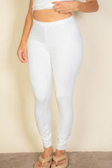 Plus Basic Solid Leggings | Mixtshop LLC