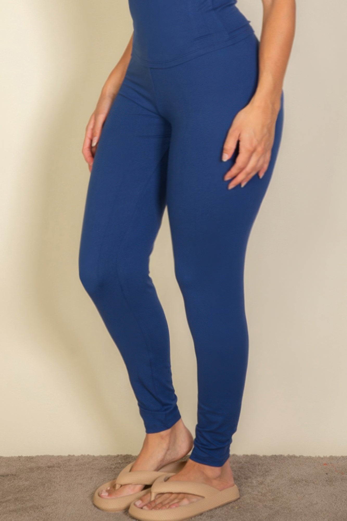 Plus Basic Solid Leggings | Mixtshop LLC