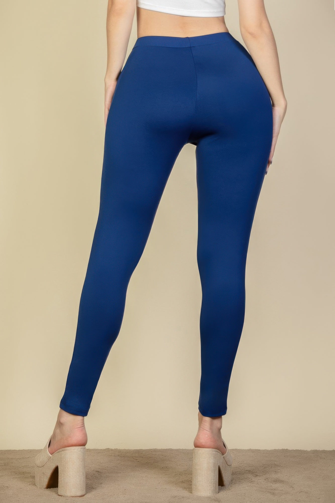 Solid High Waist Legging | Mixtshop LLC