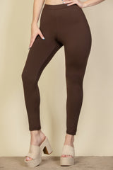 Solid High Waist Legging | Mixtshop LLC