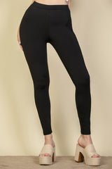 Solid High Waist Legging | Mixtshop LLC