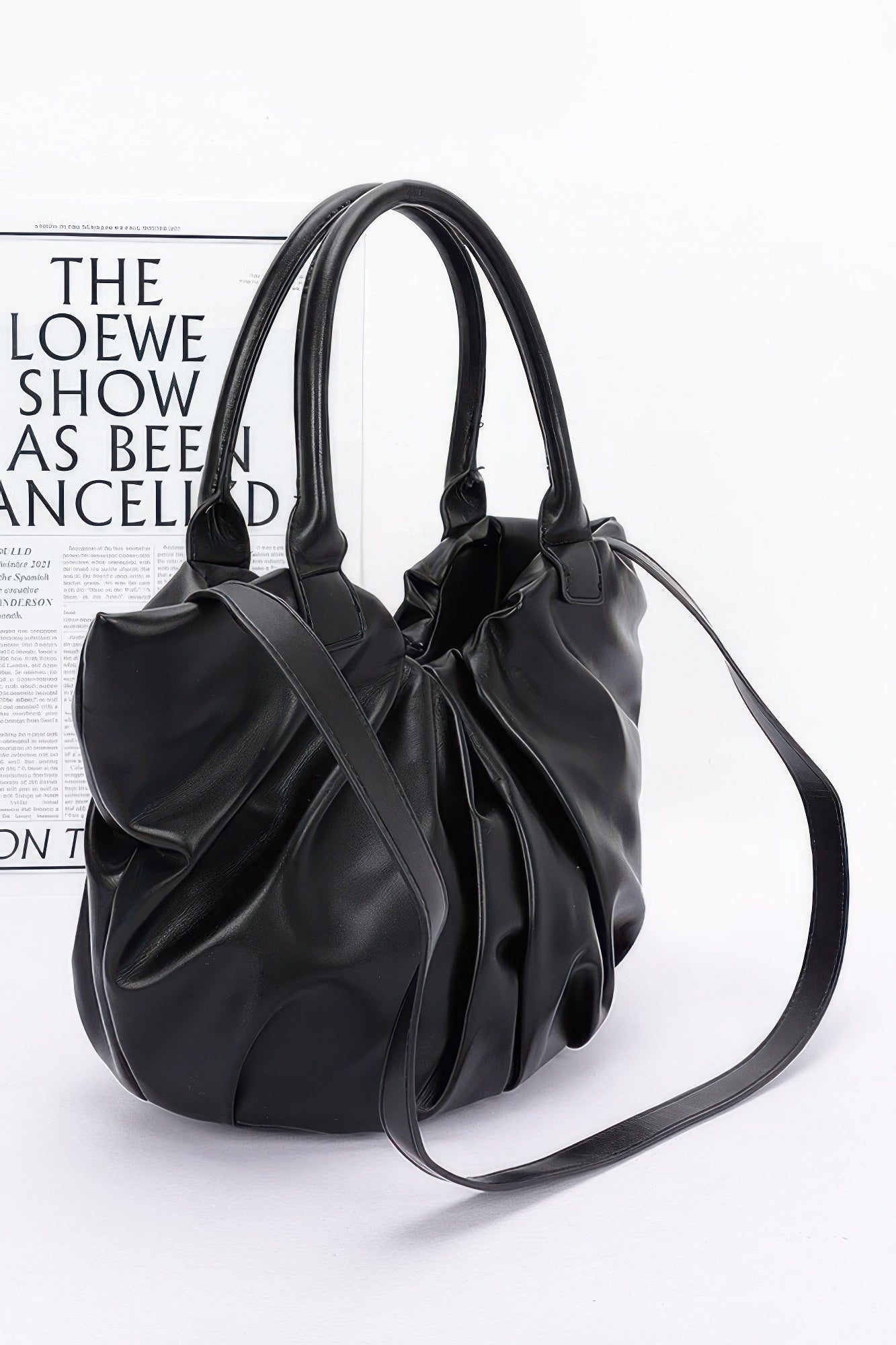 Faux Leather Tote Bag | Mixtshop LLC