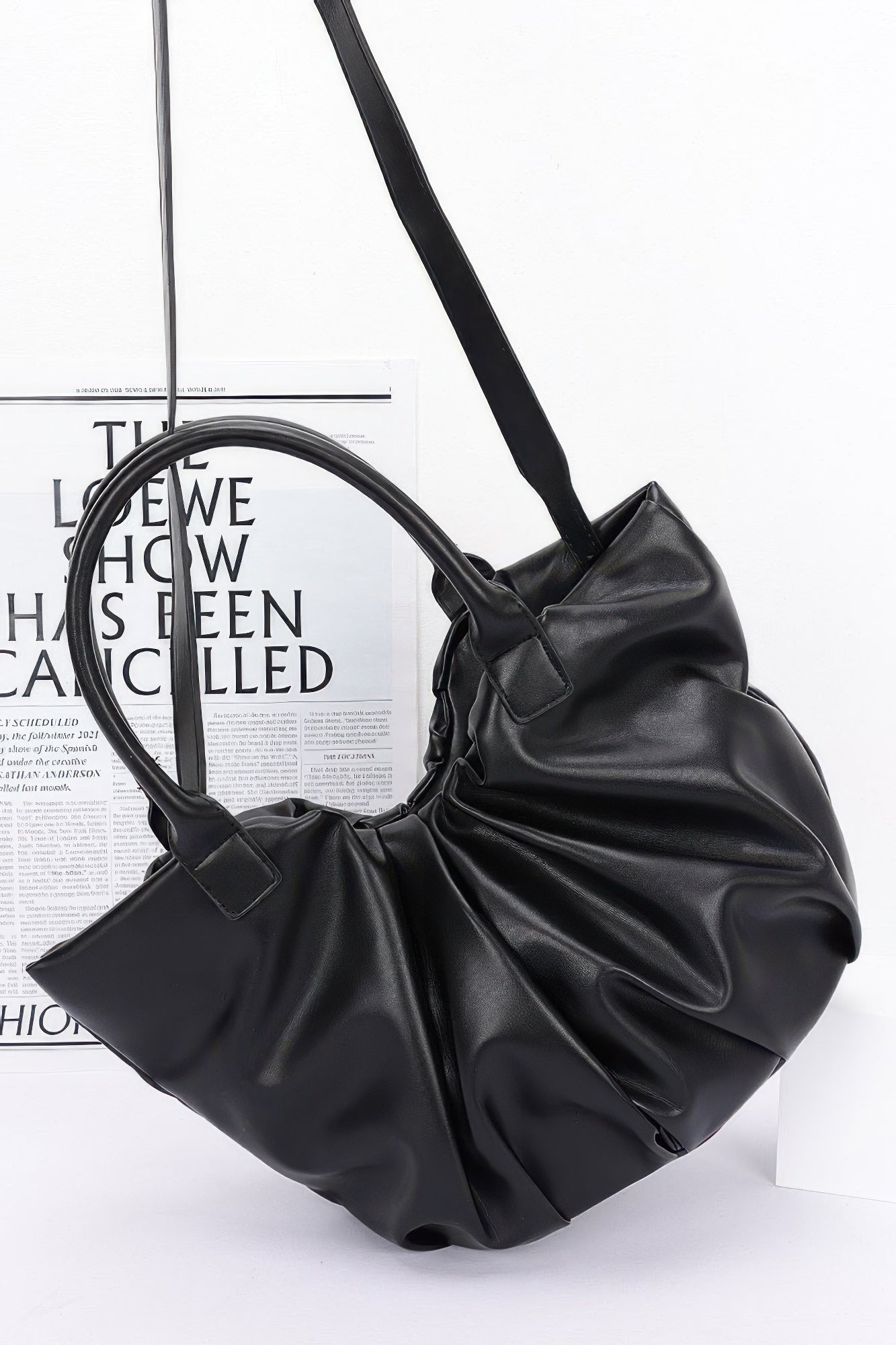 Faux Leather Tote Bag | Mixtshop LLC