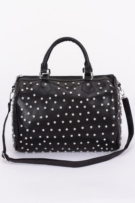 Rhinestone Studded Bowling Bag | Mixtshop LLC