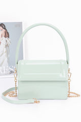 Enamel Top Handle Flap Bag | Mixtshop LLC