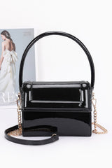 Enamel Top Handle Flap Bag | Mixtshop LLC
