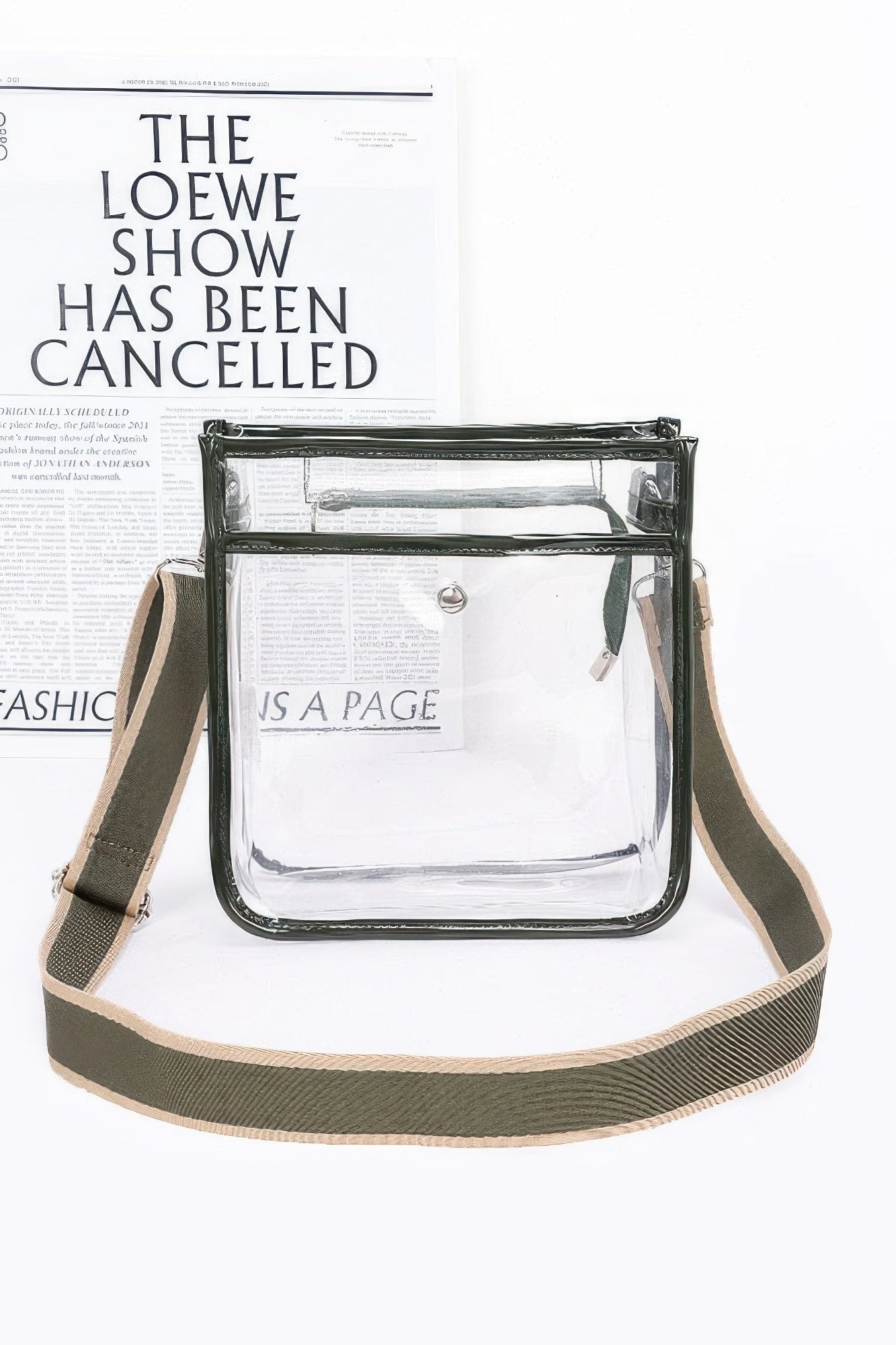 Transparent School Bag W/ Strap | Mixtshop LLC