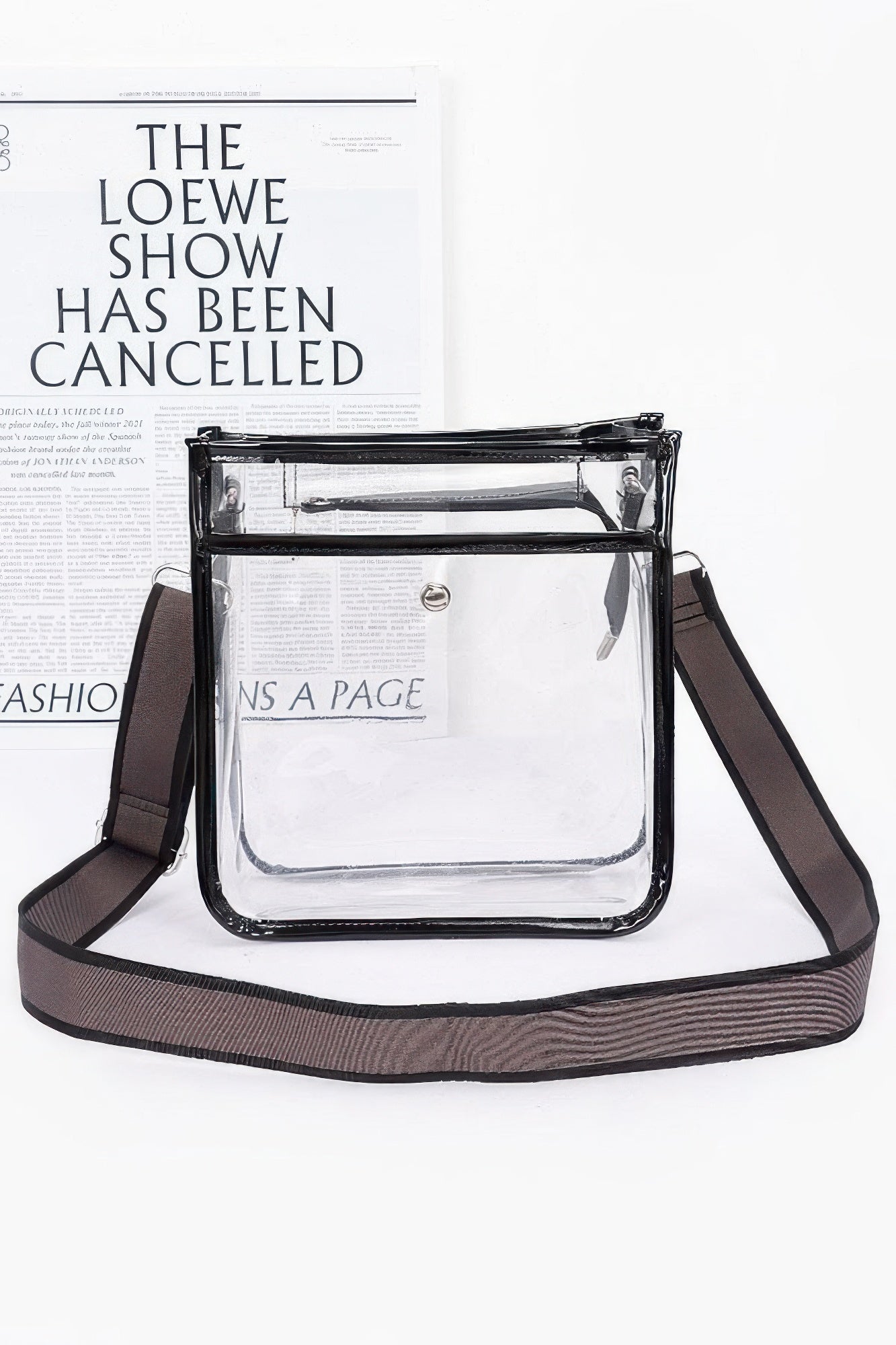 Transparent School Bag W/ Strap | Mixtshop LLC