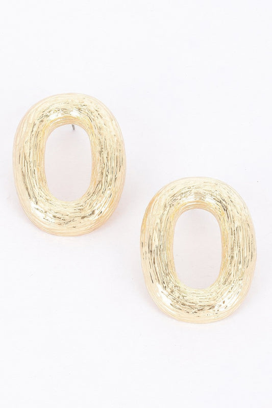 Gold Plated Metal Earring | Mixtshop LLC