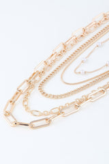 Multi Chain Drop Necklace | Mixtshop LLC