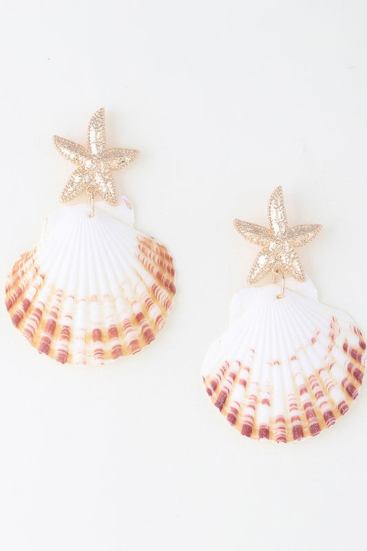 Under The Sea Clam Earrings | Mixtshop LLC