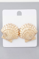 Majestic Clamshell Earrings | Mixtshop LLC