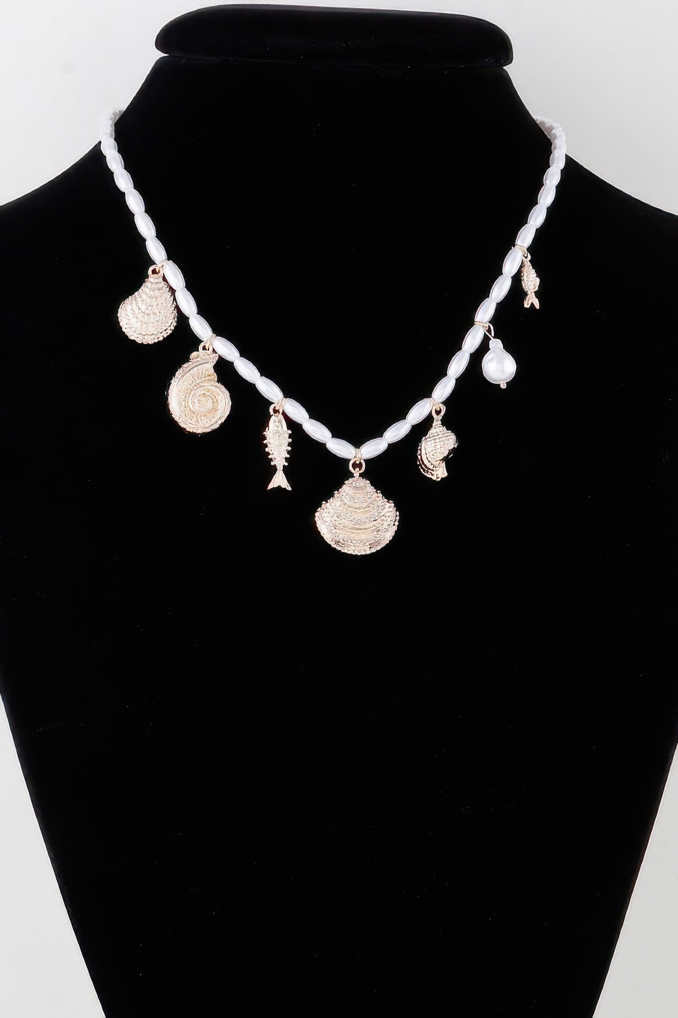 Pearled Under The Sea Charm Necklace | Mixtshop LLC