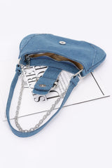 Faux Denim Handle Bag | Mixtshop LLC