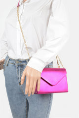 Metallic Metal Handle Crossbody Bag | Mixtshop LLC