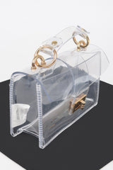 Transparent Top Handle Shoulder Bag | Mixtshop LLC