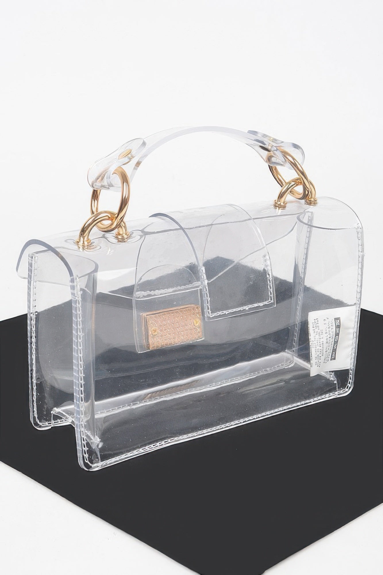 Transparent Top Handle Shoulder Bag | Mixtshop LLC