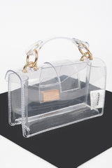 Transparent Top Handle Shoulder Bag | Mixtshop LLC