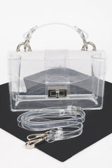 Transparent Top Handle Shoulder Bag | Mixtshop LLC