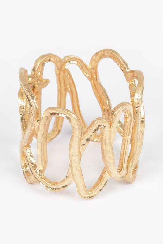 Cast Metal Spring Hinge Cuff | Mixtshop LLC