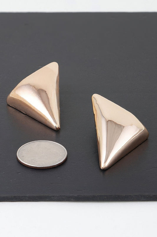 Modern Triangular Stud Earrings | Mixtshop LLC