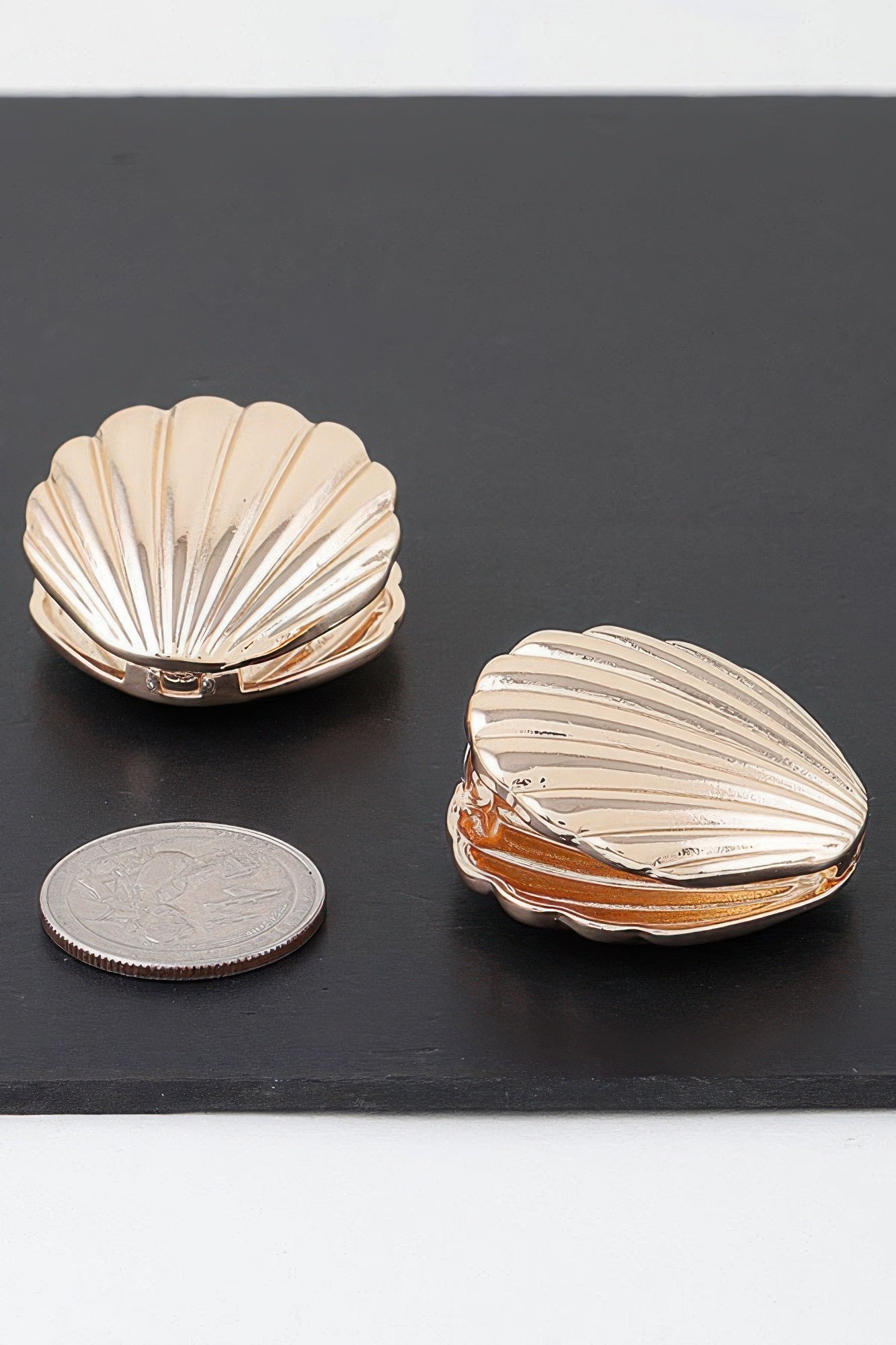 Modern Clam Shell Earrings | Mixtshop LLC