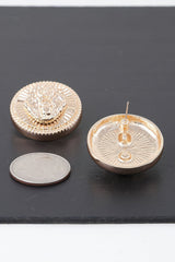 Grand Lion Emblem Earrings | Mixtshop LLC