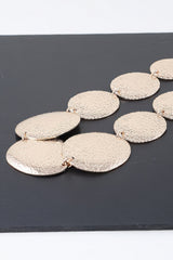 Multi Hammered Disk Necklace | Mixtshop LLC