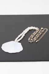Marbled Seashell Bead Necklace | Mixtshop LLC