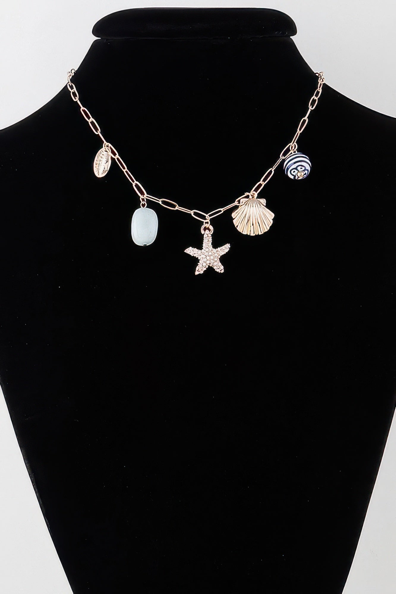 Multi Sea Charm Chain Necklace | Mixtshop LLC