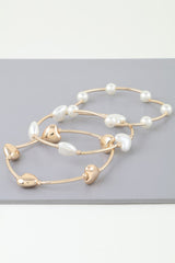 Simple Heart Beaded Wrap Bracelet | Mixtshop LLC