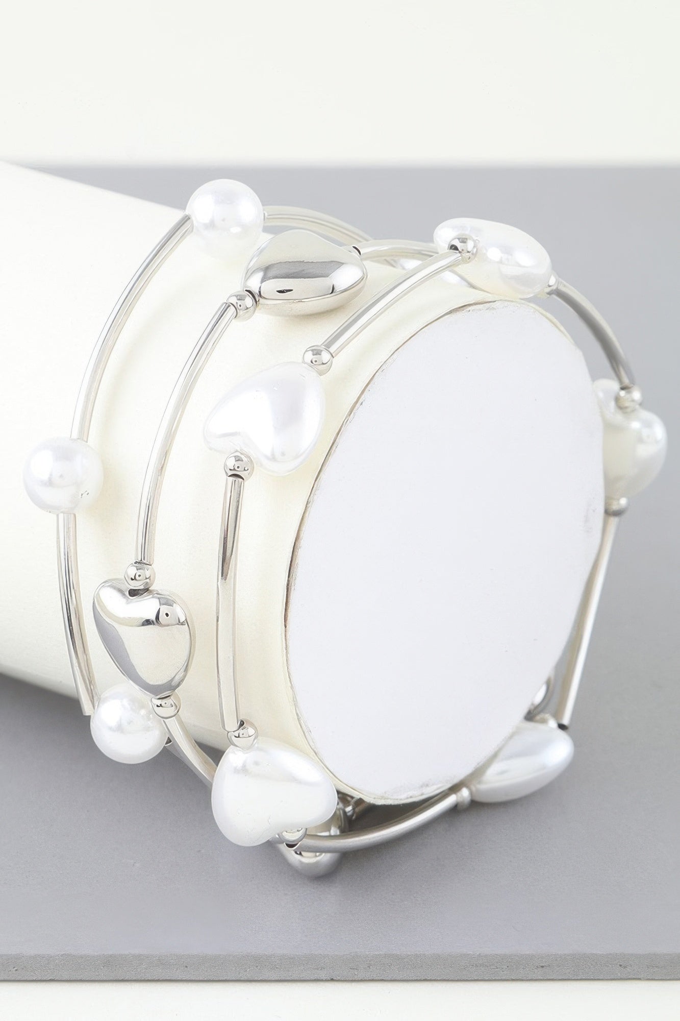 Simple Heart Beaded Wrap Bracelet | Mixtshop LLC