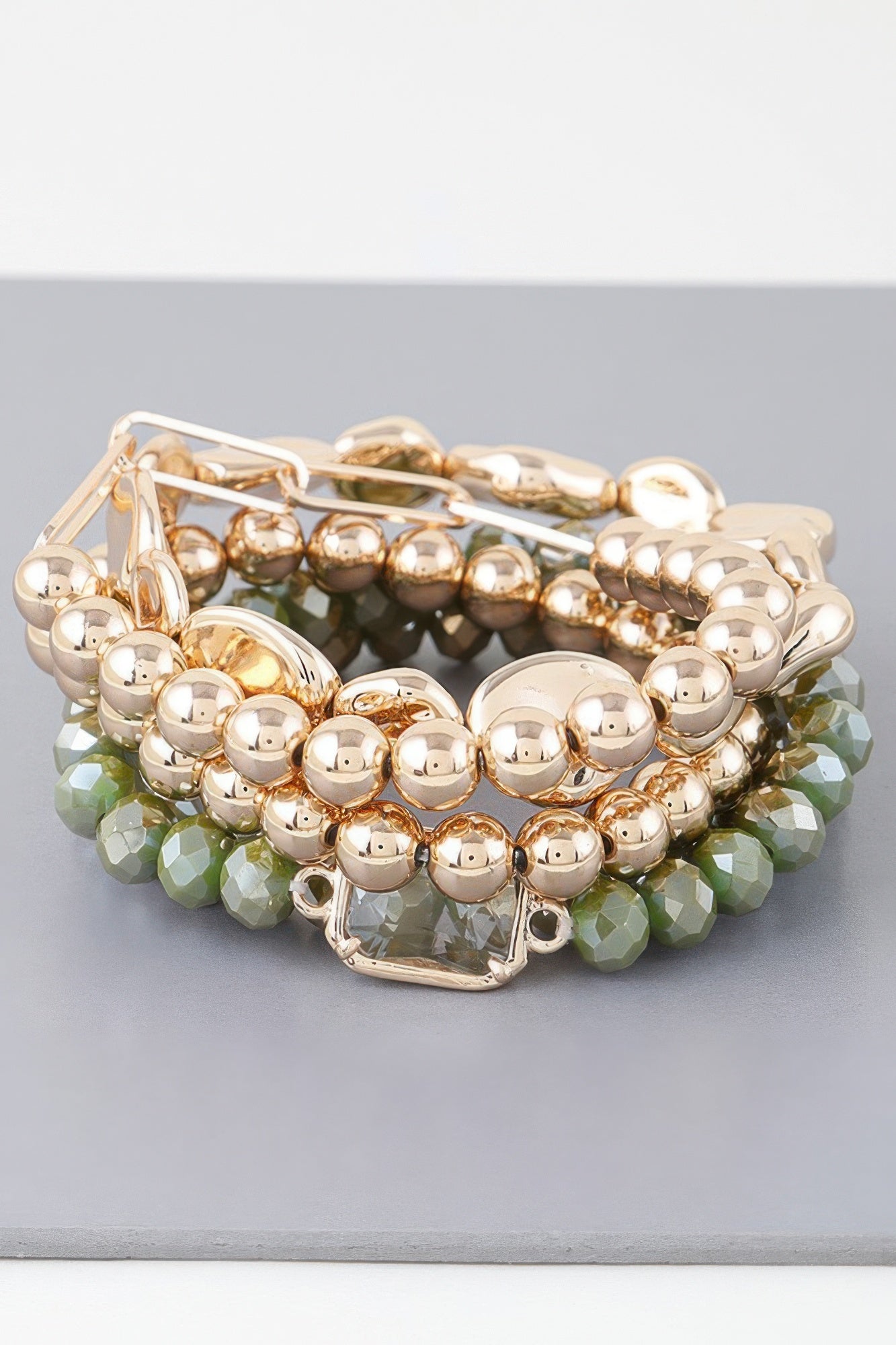 Multicolor Crystal Beaded Bracelet | Mixtshop LLC