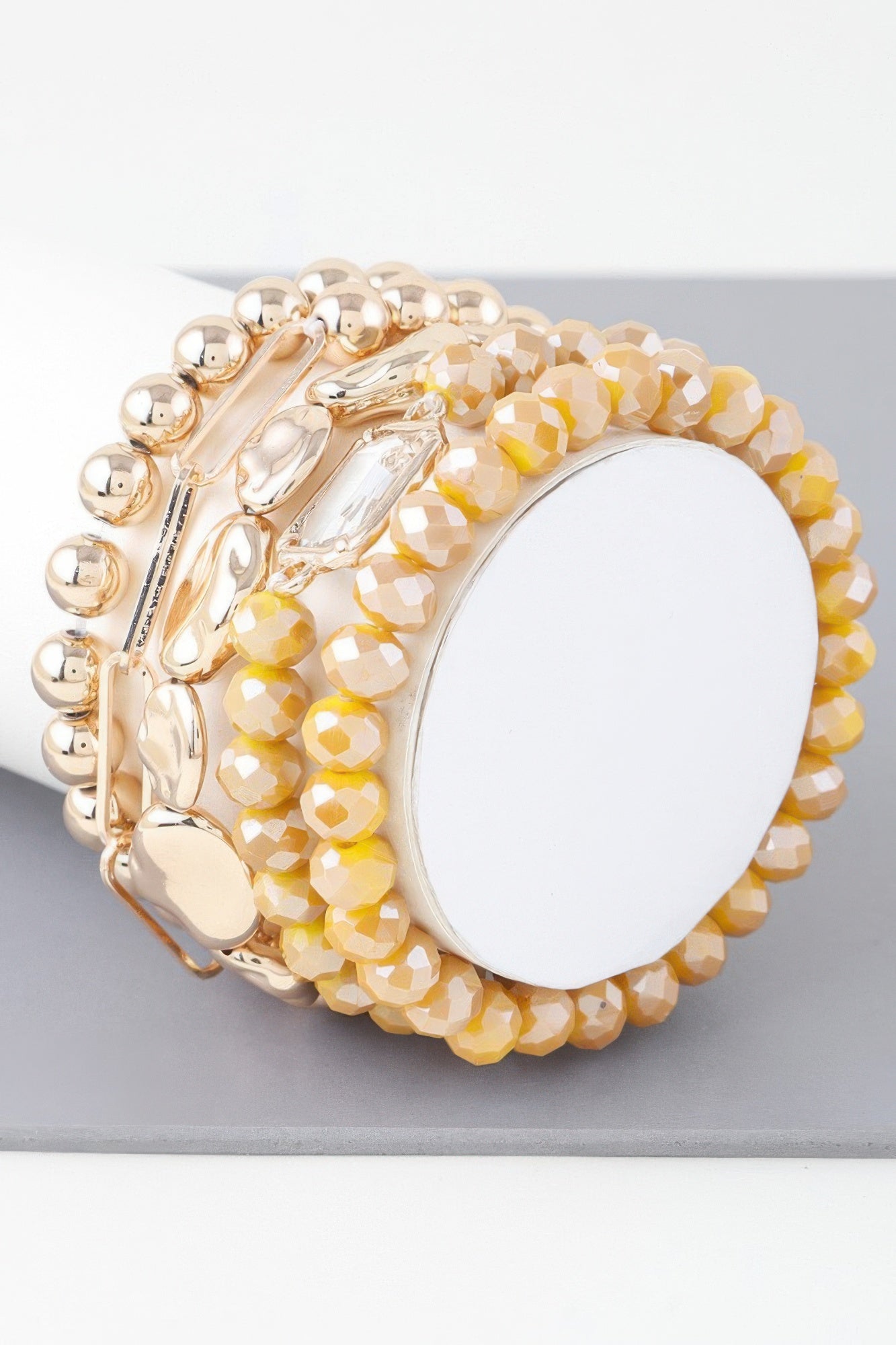 Multicolor Crystal Beaded Bracelet | Mixtshop LLC