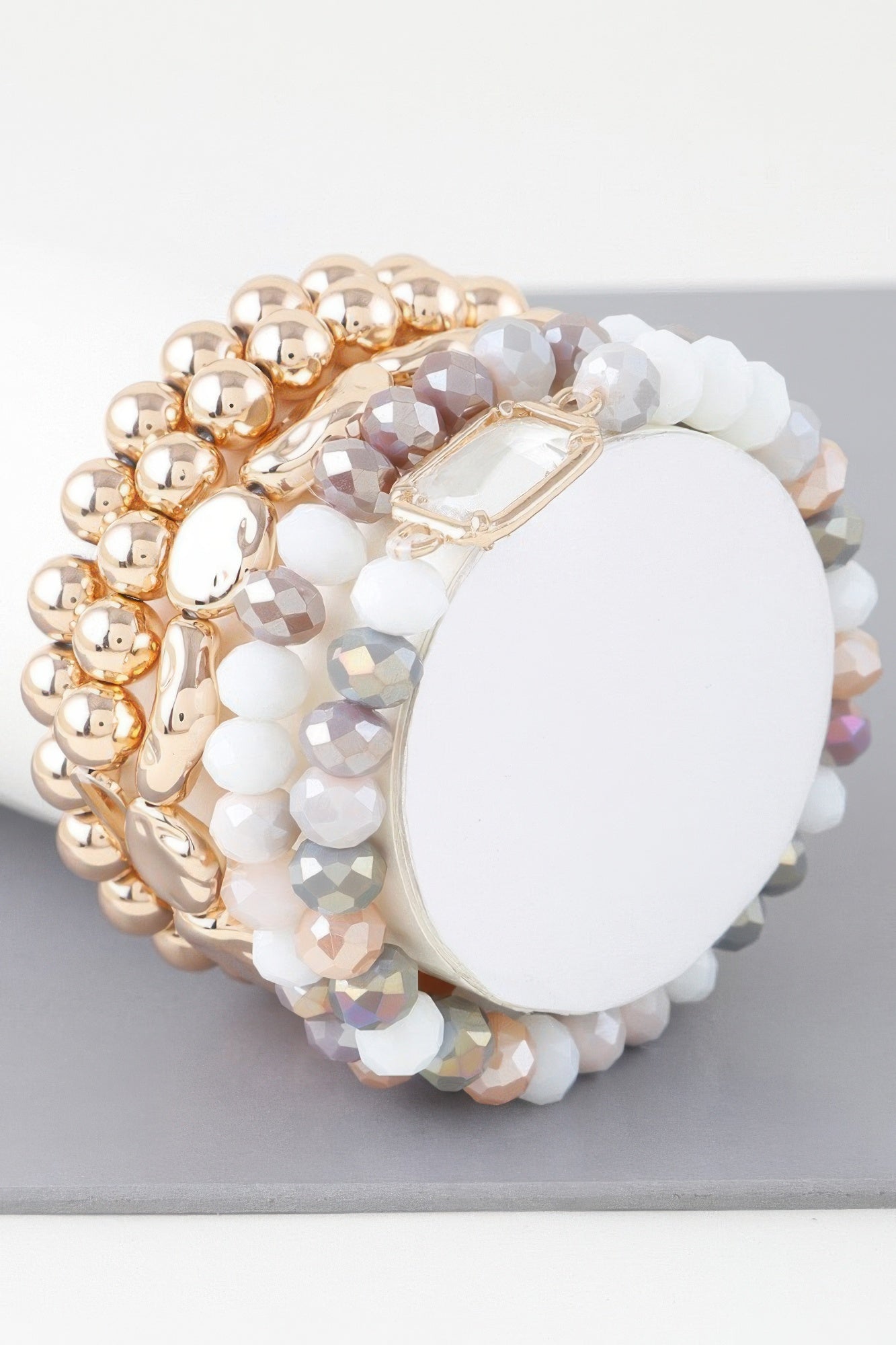 Multicolor Crystal Beaded Bracelet | Mixtshop LLC