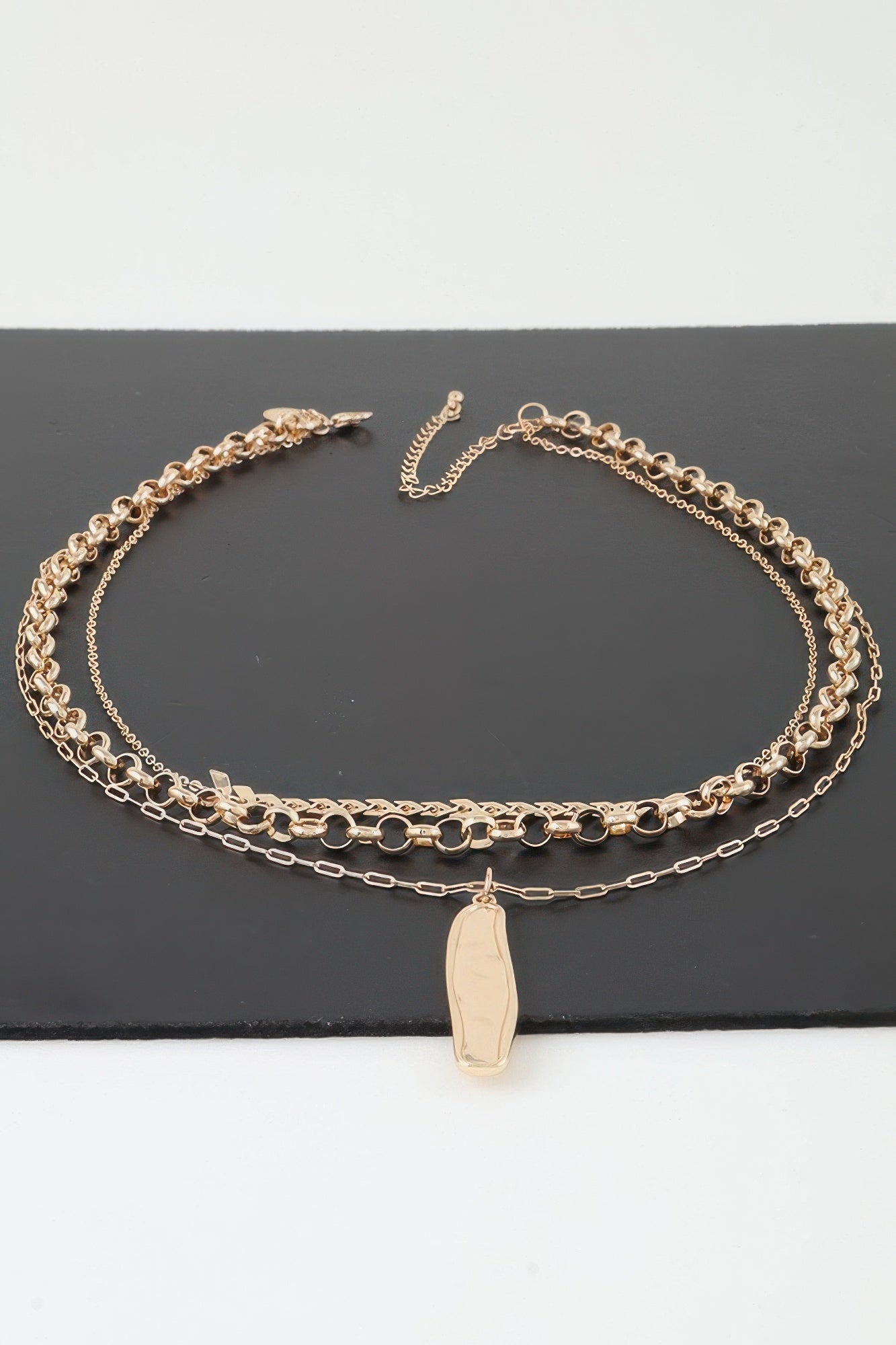 Multi Abstract Bar Chain Necklace | Mixtshop LLC