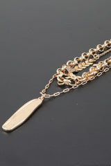Multi Abstract Bar Chain Necklace | Mixtshop LLC