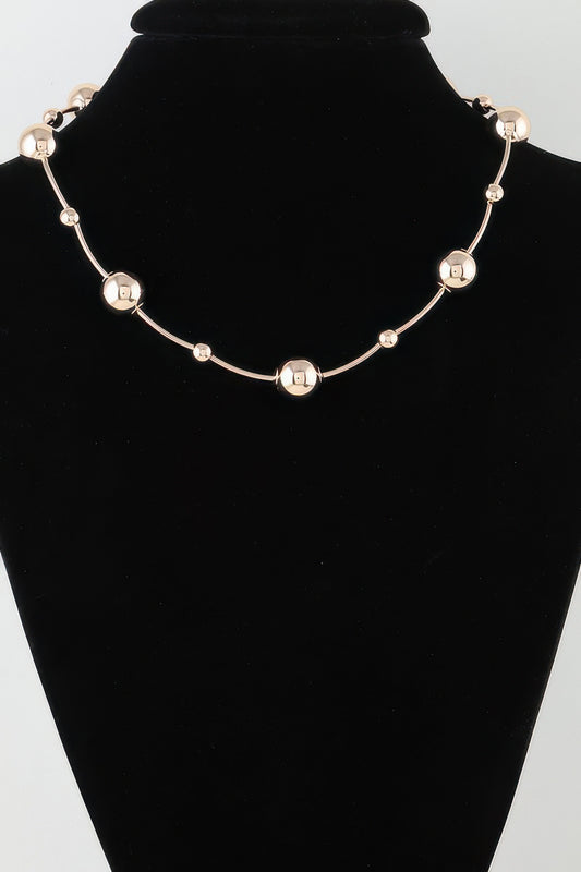 Multi Shiny Orb Necklace | Mixtshop LLC