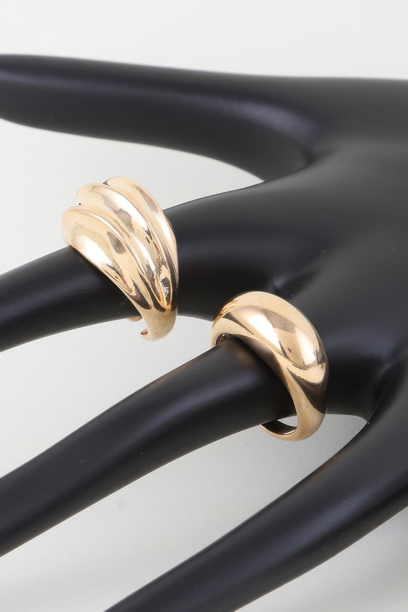 Shiny Swirl Duo Rings | Mixtshop LLC