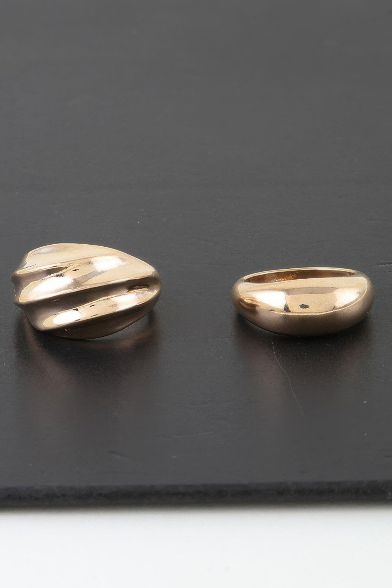 Shiny Swirl Duo Rings | Mixtshop LLC