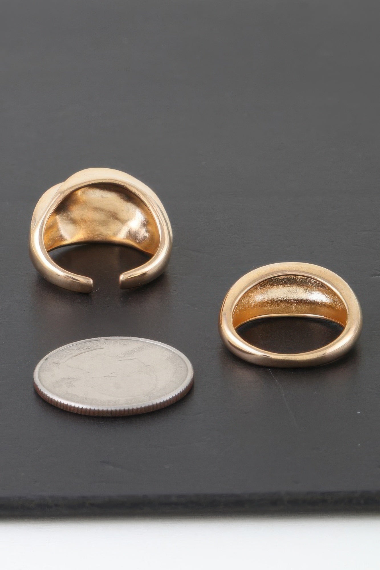 Shiny Swirl Duo Rings | Mixtshop LLC