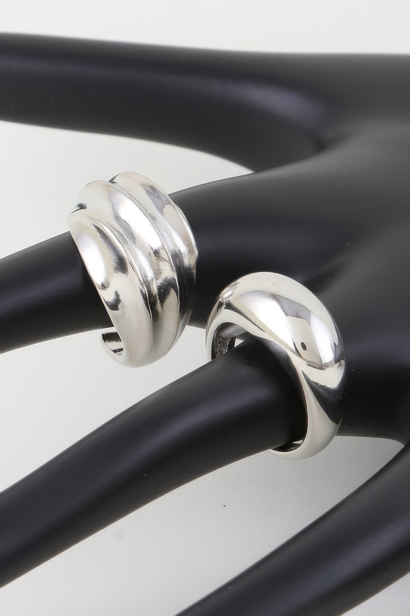 Shiny Swirl Duo Rings | Mixtshop LLC