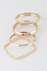 Multi Shiny Silver Layer Bracelet | Mixtshop LLC