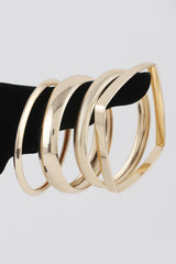 Multi Shiny Silver Layer Bracelet | Mixtshop LLC